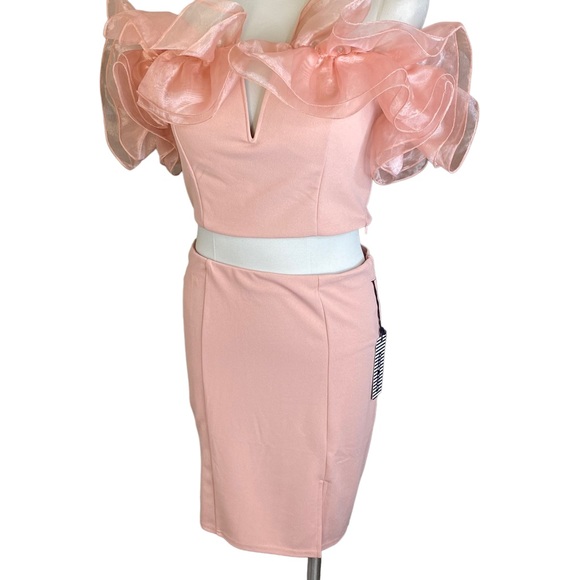 Pink Skirt Set Women’s Size Large - Picture 5 of 10